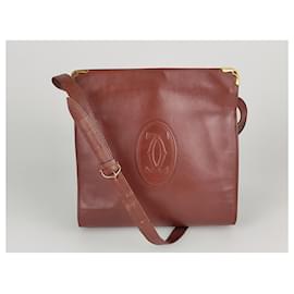 Cartier-Unisex shoulder bag-Dark red