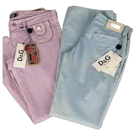 D&G-Vintage cotton pants set-Multiple colors