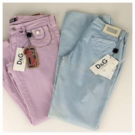 D&G-Vintage cotton pants set-Multiple colors