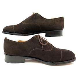 JM Weston-JM WESTON SHOES 310 special order 9.5E 43.5 LARGE RICHELIEU SHOES-Brown
