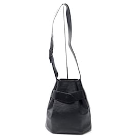 Louis Vuitton-BOLSO LOUIS VUITTON SEAU D'OULES BESACE EN CUERO EPI NEGRO BOLSO DE MANO-Negro