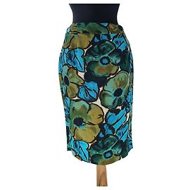 Jupe en lin Clements Ribeiro Multicolore