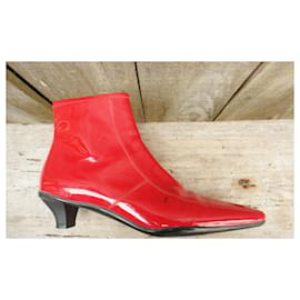 Prada-Prada p boots 38-Red