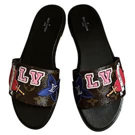 lv flat sandals