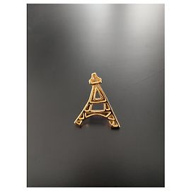 Spilla Torre Eiffel Yves Saint Laurent Oro D'oro