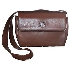 Bolsa de ombro Gucci em couro marrom Marrom