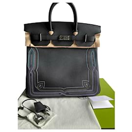 Hermès-Hermes Haut a Courroies 40-Black