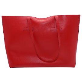 Tom Ford Sac Cabas T en Cuir Rouge Rouge