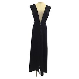 Yohji Yamamoto Kleider Marineblau
