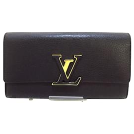Louis Vuitton-Louis Vuitton Portefeuille capucines-Black