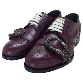 GUCCI Abendschuhe / UK6 / BRD / Leder / 496266 / Flügelspitzenmedaillon Andere