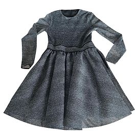 Maje Vestidos Blanco Gris