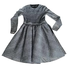 Maje Dresses White Grey