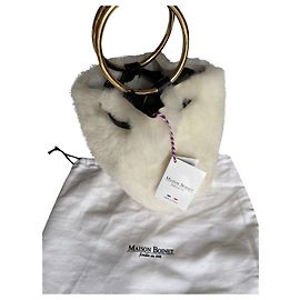 Autre Marque Maison Boinet Jump bag shearling leather eggshell Eggshell