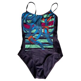 Costume da bagno Hermès Flanges blu Blu