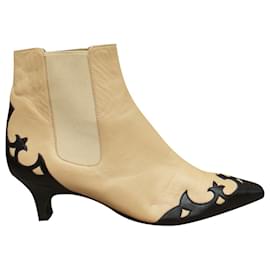 Autre Marque-Seducta-Stiefeletten 37 neue Bedingung-Schwarz,Beige