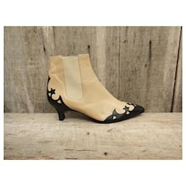 Autre Marque-Seducta p ankle boots 37 New condition-Black,Beige