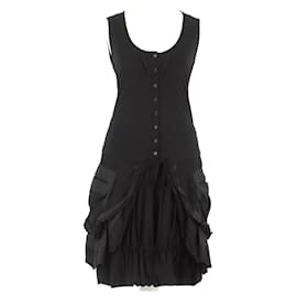 Marithé et François Girbaud Robe Noir