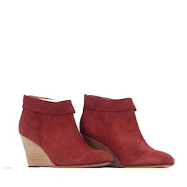 Ba&Sh-Ankle Boots / Low Boots-Dark red