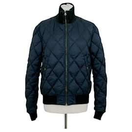 Burberry Brit-Down filled reversible jacket, fits like a UK 10-Black,Navy blue