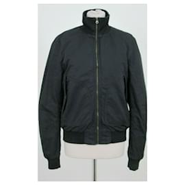 Burberry Brit-Down filled reversible jacket, fits like a UK 10-Black,Navy blue