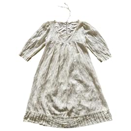 Masscob-Masscob Kleid Farbe Creme T. 34 Stück für Stück 36-Aus weiß