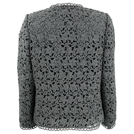 Dolce & Gabbana-Dolce & Gabbana jacket in grey wool lace-Grey