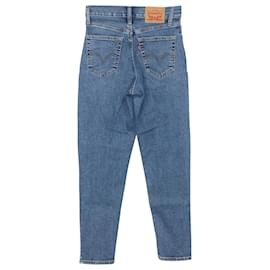 Levi's-Mom jeans cintura alta Levi's em jeans azul de algodão-Azul