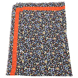 Stella Mc Cartney-Stella Mccartney Splatter Print Schal aus mehrfarbiger Seide-Mehrfarben