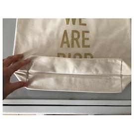 Dior-Handbags-Golden,Cream