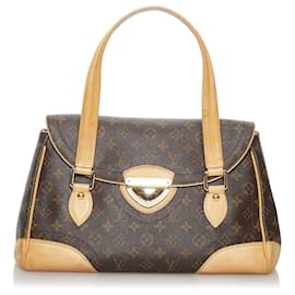 Louis Vuitton-Louis Vuitton Brown Monogramm Beverly GM-Braun