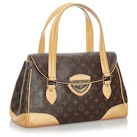 Louis Vuitton-Louis Vuitton Brown Monogramm Beverly GM-Braun