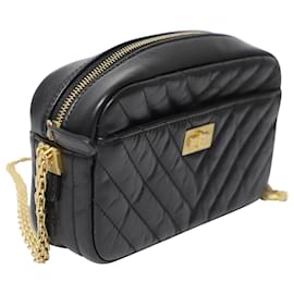 Chanel-Chanel Small Reissue Camera Bag in Black Leather-Black