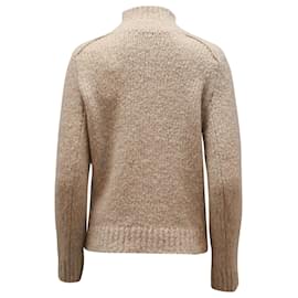 Vince-Vince Crewneck Sweater in Beige Wool-Beige