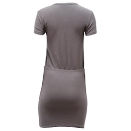 Autre Marque-Vestido estilo blusón de punto de James Perse en algodón gris-Gris