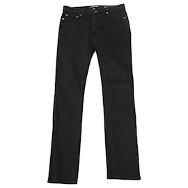 Saint Laurent-Saint Laurent Skinny Jeans in Black Japanese Denim-Black