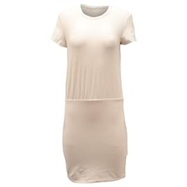 Autre Marque-Vestido estilo blusón de punto de James Perse en algodón blanco-Blanco