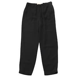 Marni-Marni Cropped-Hose aus schwarzer Viskose-Schwarz