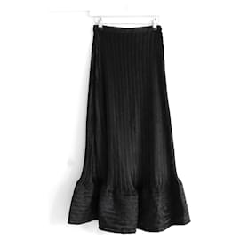 JW Anderson-J.W. Anderson Jacquard Long Skirt-Black