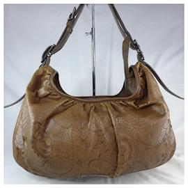 Burberry-Avondale lasergeschnittene Hobo-Tasche-Braun,Kastanie