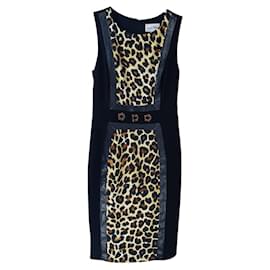 Joseph Ribkoff-Dresses-Black,Multiple colors,Leopard print