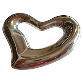 Tiffany & Co-Fivela de cinto de coração aberto de prata 925-Prata