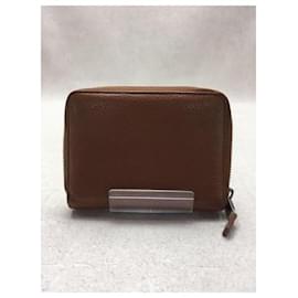 Tiffany Co Brown Leather Wallets B 