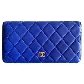 Chanel Cartera Timeless Classique Azul
