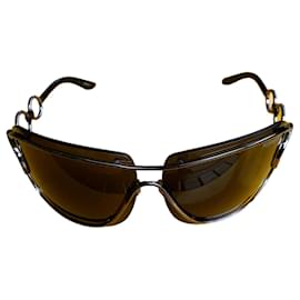 Lunettes de soleil Yves Saint Laurent Métalliques Acier Métallisé