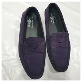 Car Shoes-Mocassins-Violet foncé