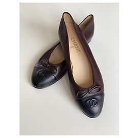 Bailarina Chanel Marrom