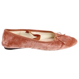 Loeffler Randall Ballerines Léonie en Viscose Corail Corail