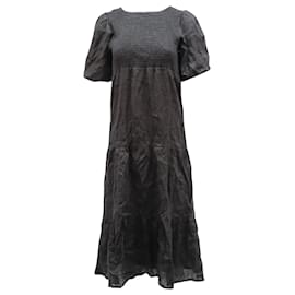 Faithfull the Brand-Abito longuette Faithfull The Brand Alberte in rayon nero-Nero