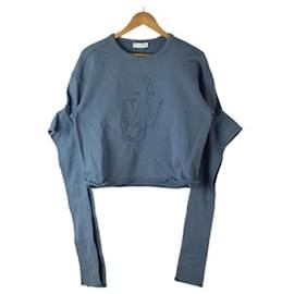 JW Anderson-[Used] JW ANDERSON  Sweatshirt / S / Cotton / Blue-Blue